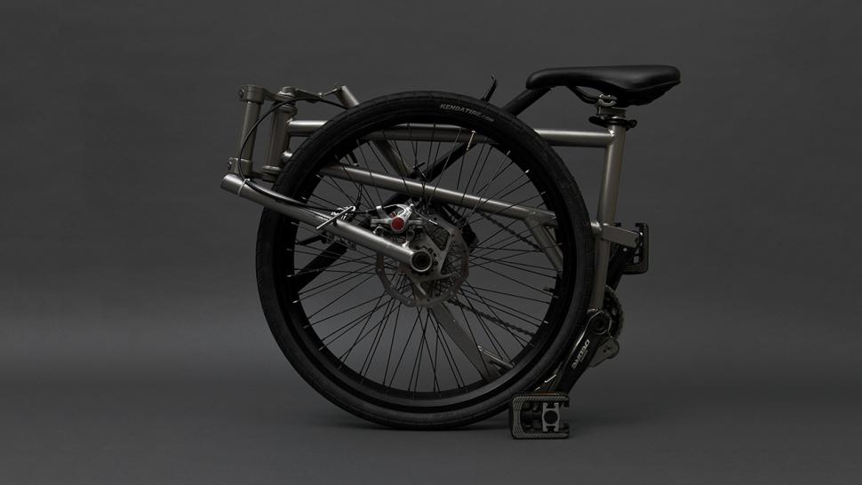 helix titanium folding bike